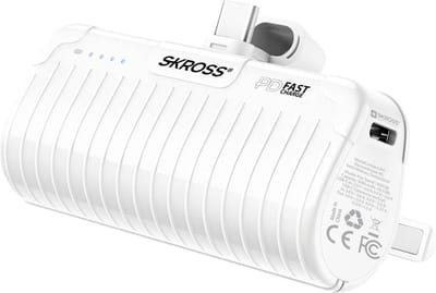 Skross RELOAD POWER STAND Powerbank 5000 mAh USB PD, Fast Charge Li-ion USB-A Wit