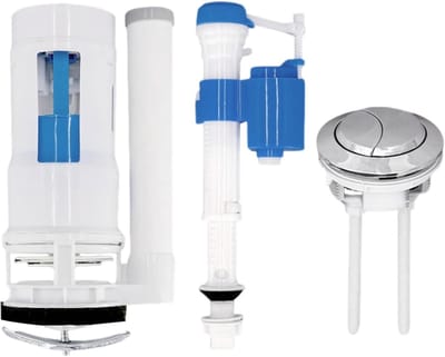 Toilet reparatieset - Watersysteem onderdelen - Toilet repareren - Hoge druk vulling - 20 cm - Blauw