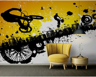 Fotobehang BMXRiders DD114893 A.S. Création XXL 5 | 3D Fotobehang op maat