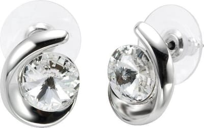 Behave Dames Oorbellen – Zilverkleurig – 14 mm lang