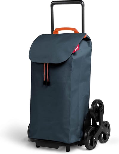 Boodschappentrolley met Wielen - Opvouwbaar - Afneembare Boodschappentas - Boodschappenwagen