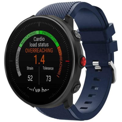 Polar Vantage M twill siliconen band (donkerblauw)