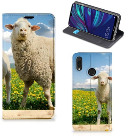 Huawei Y7 hoesje Y7 Pro (2019) Hoesje maken Schaap en Lammetje
