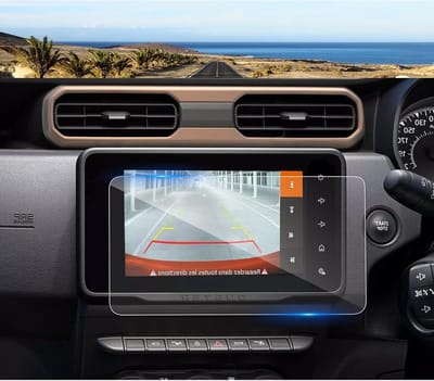 Navigatie Beschermfolie voor Duster 2022-2024, Gehard Glas Schermbeschermer, 9H Krasbestendig, GPS Accessoire voor Auto