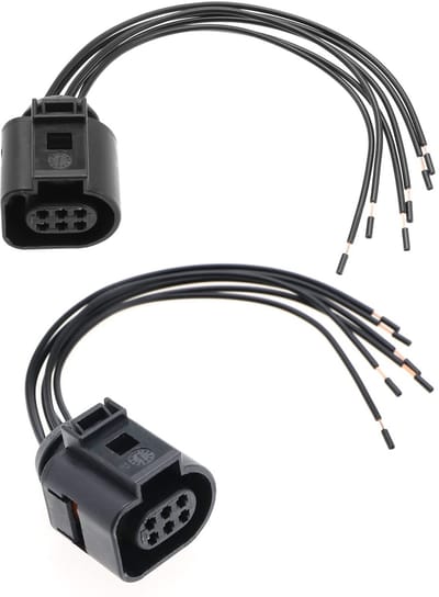 Store_8 - 6 Pin Harness - Connector Plug - Betrouwbare aansluiting - 13.5cm - Auto onderdelen - Verbeter uw verlichting - Geschikt voor VW, Skoda, ...