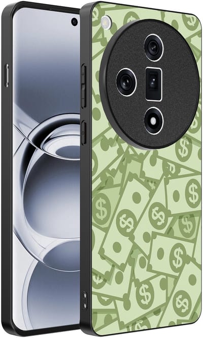 Smartphonica Telefoonhoesje Geschikt voor Oppo Find X7 met Geld Opdruk - TPU Backcover Case With Money Design geschikt voor Oppo Find X7