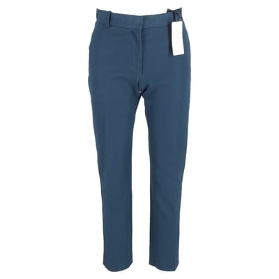 Joseph Eliston Gabardine Stretchbroek in Blauwe Viscose