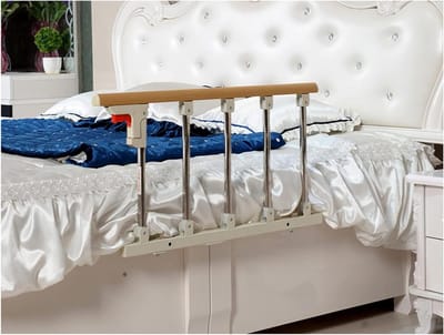 Bedhek - Veiligheidshandgreep - Ondersteuning bij bed - Opvouwbaar ontwerp - 74x40 cm - B