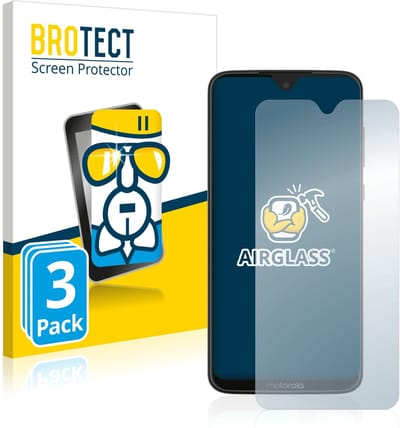 Screenprotector 3 Stuks voor Motorola Moto G7 Plus / G7 Beschermglas transparant