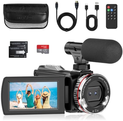 MRKK® Handycam - Videocamera - Vlog Camera voor Beginners