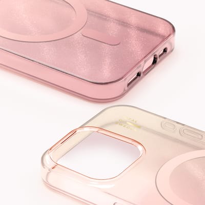iDeal of Sweden Clear Case geschikt voor MagSafe geschikt voor iPhone 15 Pro - Rose Blush