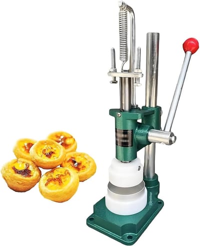 Taart Persmachine - Taartvormer Gebak - Taartbodems Maken - Voedselveilige Materialen - 12 x 20 x 42 cm - Zilver