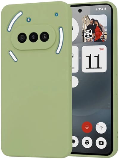Hoesje geschikt voor Nothing Phone (3a) - Techsuit Soft Flex Silicone Back Cover - Matcha