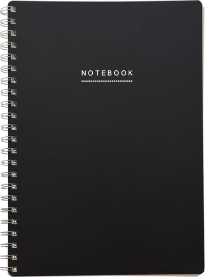 Notitieboek A4 spiraal gebonden