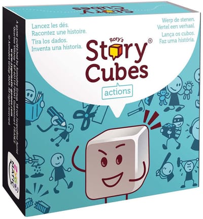 Rory's Story Cubes dobbelspel acties - creatief familiespel.