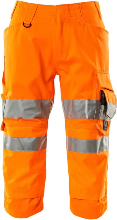 Mascot Safe Supreme Driekwart broek met kniezakken 17549-860 - Hi-Vis oranje - C44
