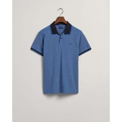 Gant poloshirt korte mouw blauw