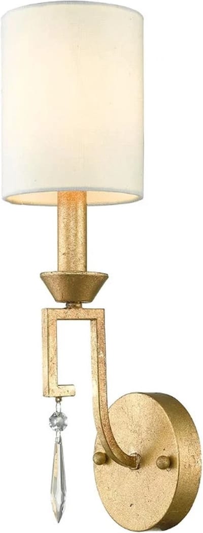 Moderne Wandlamp - Steady Lighting - Metaal - Modern - E14 - L: 11.4cm - Voor Binnen - Woonkamer - Eetkamer - Goud
