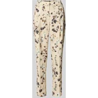 Feminine fit broek in all-over look