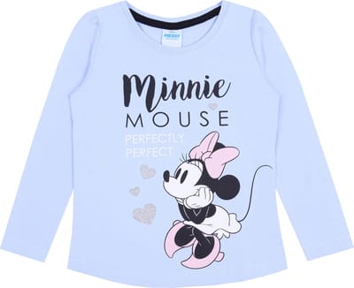 Blauw T-shirt met lange mouwen - DISNEY Minnie Mouse