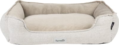 Scruffs Harvard Box Bed - Orthopedische Hondenmand - Memory Foam - XL - Pearl Grey - 90 x 70 cm