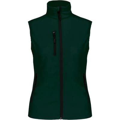Kariban Dames softshell bodywarmer K404 - Bottle Green - L