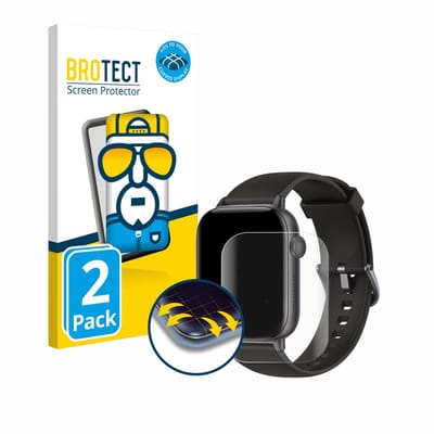 BROTECT - Screenprotector voor Aseeyirj G136 1.92" - Folie Beschermfolie transparant volledig dekking - 2 Stuks