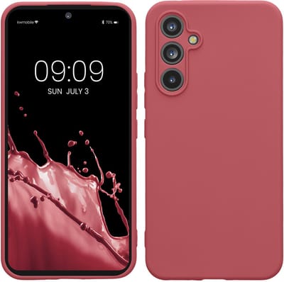 kwmobile telefoonhoesje geschikt voor Samsung Galaxy A54 5G - Hoesje voor smartphone - Precisie camera uitsnede - In donkerroze
