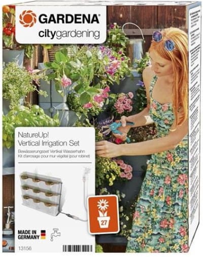 Gardena NatureUp Bewateringsset Verticaal Voor 9 Plantenbakken Met Waterkraan