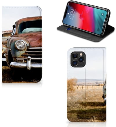 Apple iPhone 11 Pro Stand Case Vintage Auto