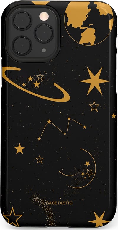 Casetastic Hoesje Geschikt voor Apple iPhone 11 Pro - Stijlvolle Beschermende Duo-layer Case - Nachtelijk uitzicht