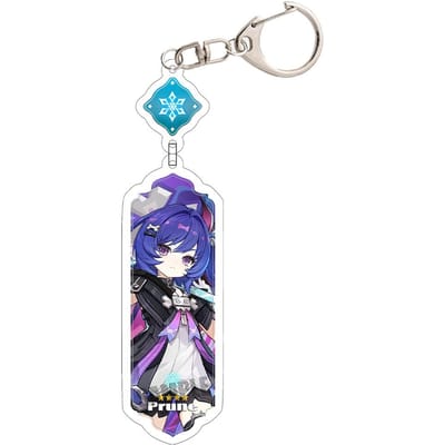 Anime Sleutelhanger Linnea Flins Durin Mualani Furina Arlecchin Sleutelhanger Accessoires Genshin Impact Schattige Tas Hanger Sleutelring Cadeau blue