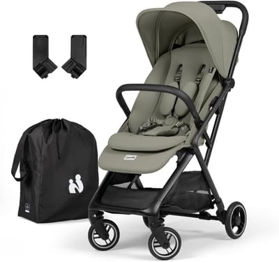 Reisbuggy Lichtgewicht - Compacte Kinderwagen - Reizen Met Baby - Eenhands Inklapbaar - Handbagage Formaat - Groen