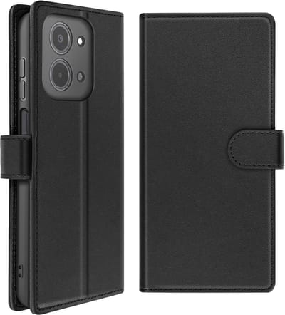 Mayaxess, Hoesje geschikt voor Redmi 15C - 2-in-1 Wallet met Afneembare Case, Zwart