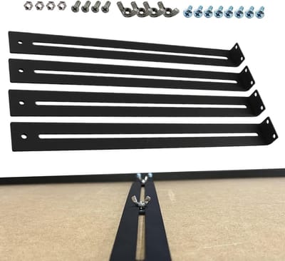 Ladestabilisator beugel - Lade versterking - Meubel reparatie - Verstelbaar ontwerp - 33-61 cm - Zilver