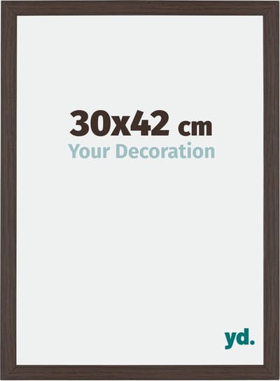 Your Decoration - Fotolijst 30x42 cm - MDF - Eiken Donker - Mura