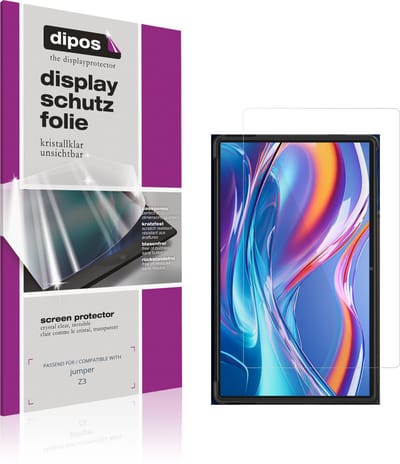 dipos – 2x Beschermfolie geschikt voor jumper Z3 | Krasbestendige & heldere Screenprotector Ultra-Thin