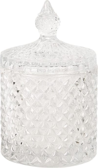 Clayre & Eef Glazen potje Ø 8x13 cm Glas