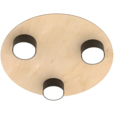 Plafondlamp met 3 lampen Emibig Lighting Pixo