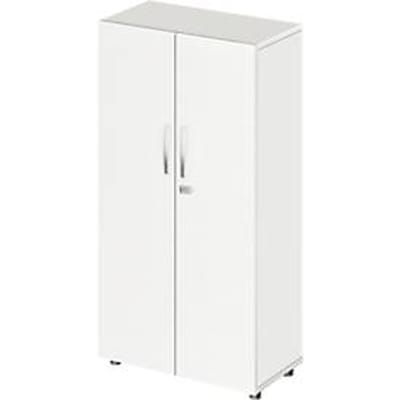 Schäfer Shop Select LOGIN kast, 4 dossierhoogtes, B 800 x D 420 x H 1514 mm, wit/wit