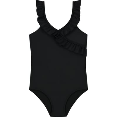 Shiwi Girls Rosa Swimsuit Black Size: 110/116 | Swimwear Outlet | Unisex | Zwart