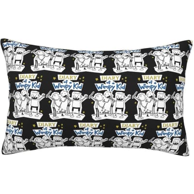Journal d'un dégonflé Housse de coussin rectangulaire Décoration Chambre à coucher Lit Maison Confort Coussin d'appoint 60x40cm