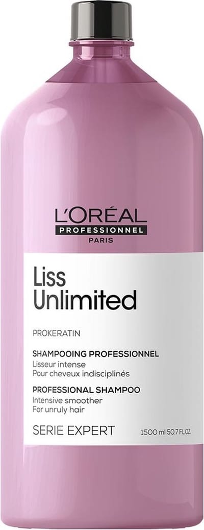 L’Oréal Professionnel - Liss Unlimited - Shampoo voor beschadigd- of onhandelbaar haar - 1500 ml.