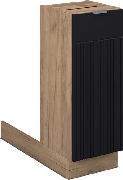 Vicco Fame-Line Keukeneiland – 30 cm zonder werkblad Zwart gestreept
