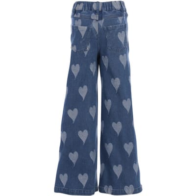 LOOXS Little Meisjes broek - Maat 98 in de kleur Blauw van 50% COTTON 48% POLYESTER 2% SPANDEX - 2631-7618-176