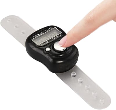 Digitale handteller - Telapparaat klikker - Activiteiten tellen - Intuïtieve bediening - Universele maat - Zwart