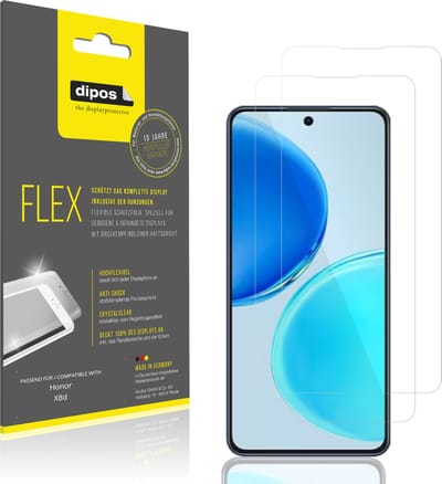 dipos – 2x Beschermfolie geschikt voor Honor X8d | 3D Full Cover Screenprotector | 100% Passend