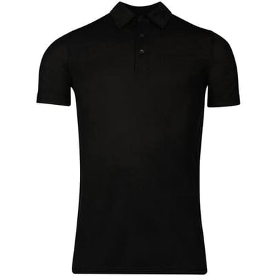 Giordano Polo Olbia Uni Color Hyperflex Zwart / male