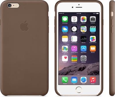 Apple - Leren Hoesje - iPhone 6/6S Plus - Bruin