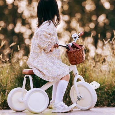 Kinderen Fietsmandje, 16 x 13 x 12,5 cm, Gevlochten Fietsmand, Bruin, Ideaal voor Speelgoed en Snacks